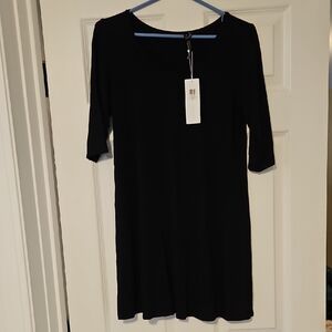 Eileen Fisher Viscose Jersey Scoopneck Tunic